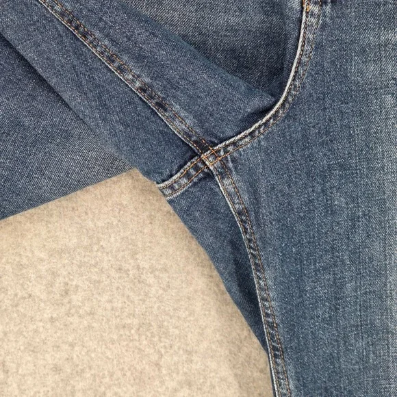 AEROPOSTALE Women 16 High Rise Wide Leg Jeans Medium Wash Whiskering - Picture 7 of 7